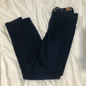 AMERICAN EAGLE Sky High Jegging Dark Wash